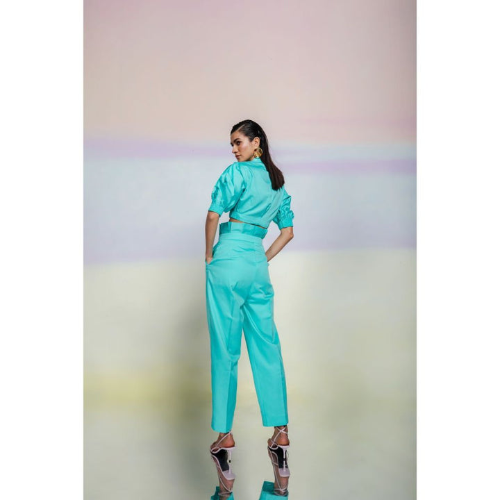 JULY ISSUE Turquoise Holly Co-Ord (Set of 2)