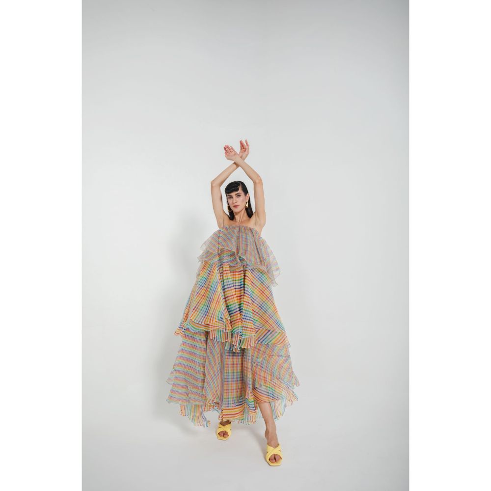 JULY ISSUE Beige Cai Dress