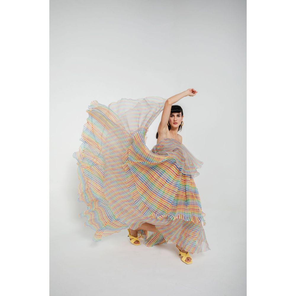 JULY ISSUE Beige Cai Dress