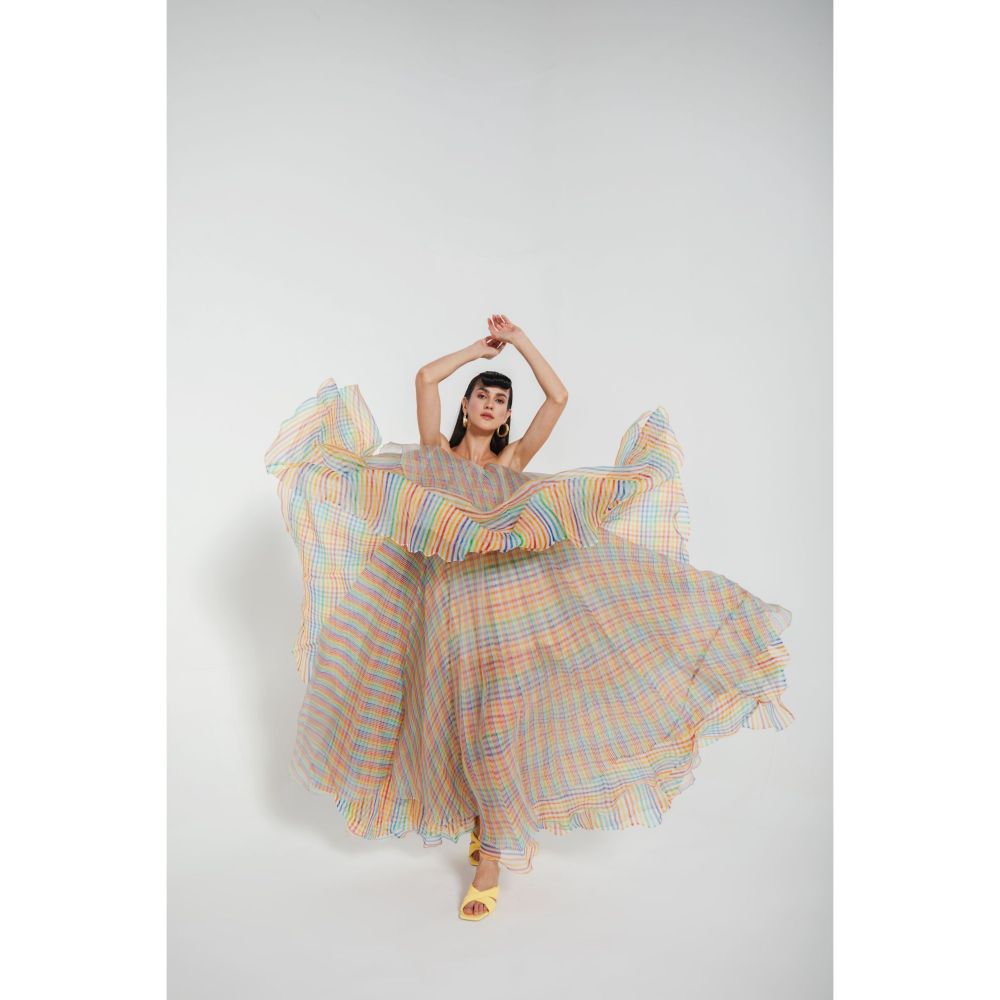 JULY ISSUE Beige Cai Dress