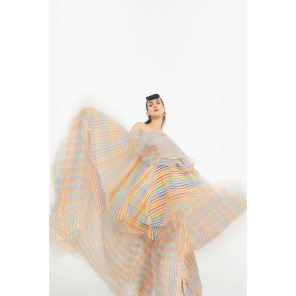 JULY ISSUE Beige Cai Dress