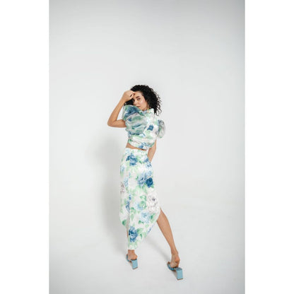 JULY ISSUE Green Viola Co-Ord (Set of 2)