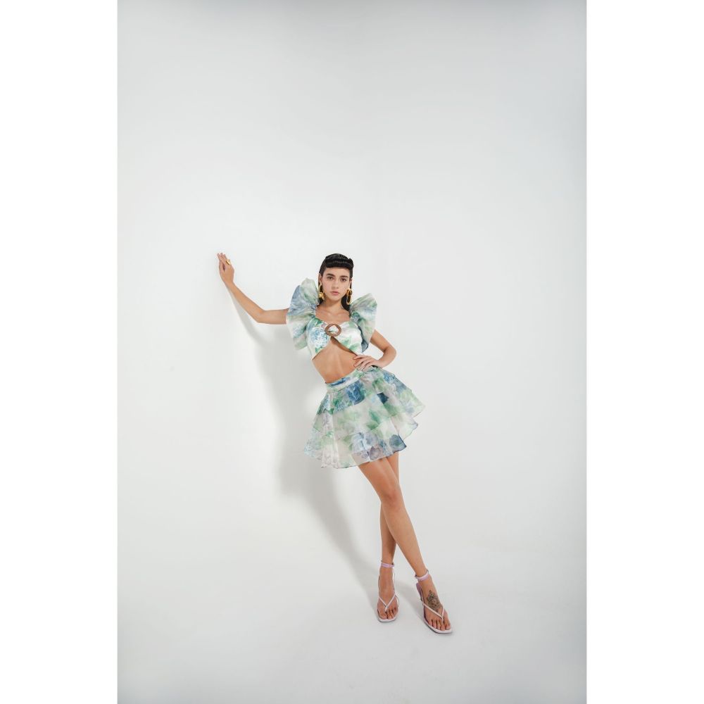 JULY ISSUE Green Viola Co-Ord (Set of 2)