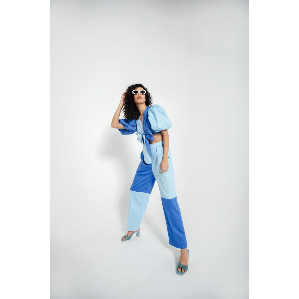 JULY ISSUE Blue Tessa Co-Ord (Set of 2)