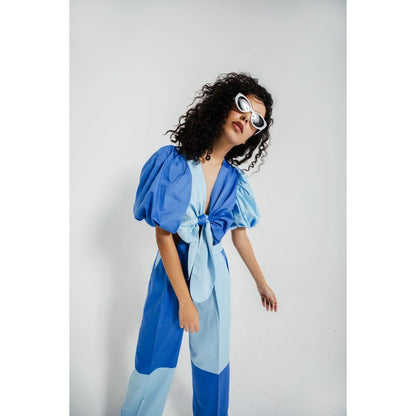 JULY ISSUE Blue Tessa Co-Ord (Set of 2)