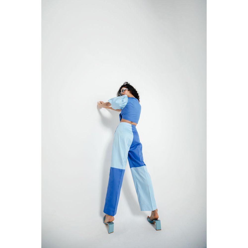 JULY ISSUE Blue Tessa Co-Ord (Set of 2)