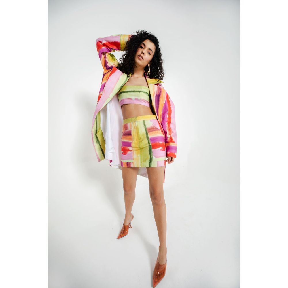 JULY ISSUE Rainbow Co-Ord -01 (Set of 3)