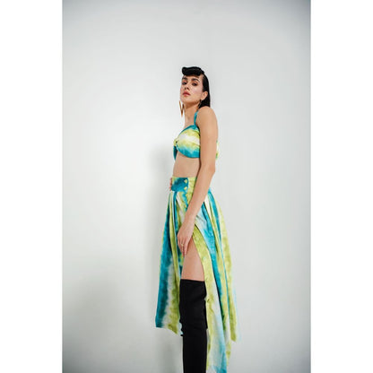 JULY ISSUE Green Flona Co-Ord (Set of 2)