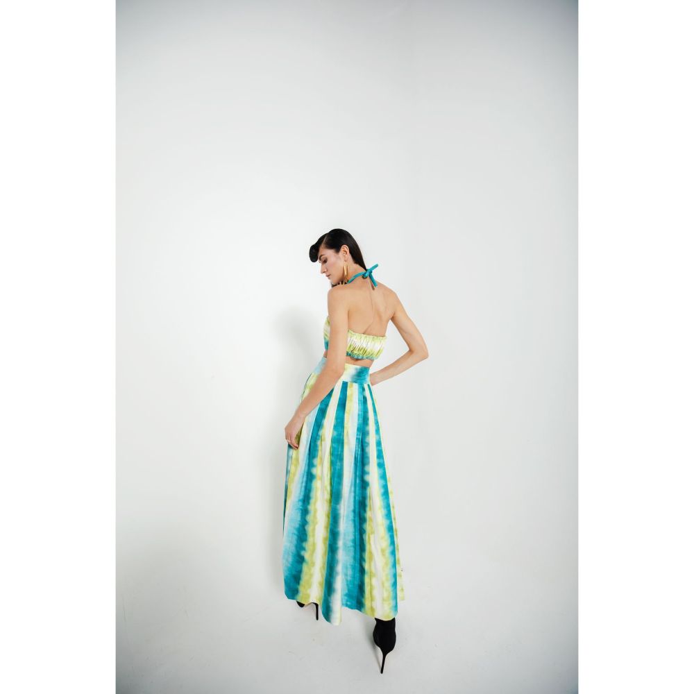 JULY ISSUE Green Flona Co-Ord (Set of 2)