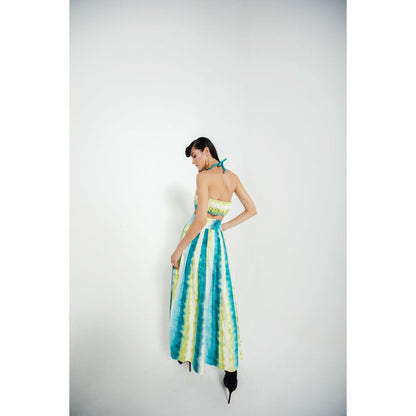 JULY ISSUE Green Flona Co-Ord (Set of 2)