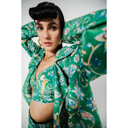 JULY ISSUE Green Ava Co-Ord (Set of 3)