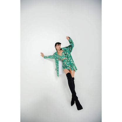 JULY ISSUE Green Ava Co-Ord (Set of 3)