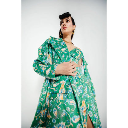 JULY ISSUE Green Ava Co-Ord (Set of 3)