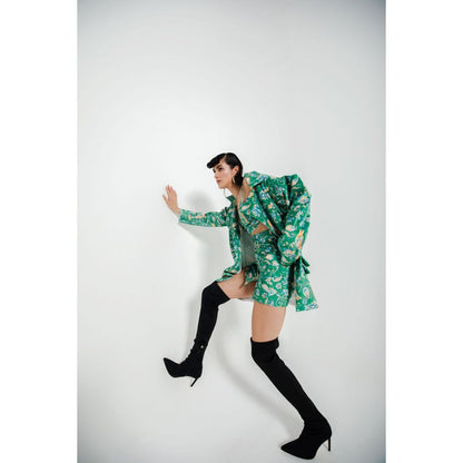 JULY ISSUE Green Ava Co-Ord (Set of 3)