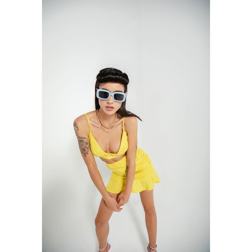 JULY ISSUE Yellow Yara Co-Ord (Set of 2)