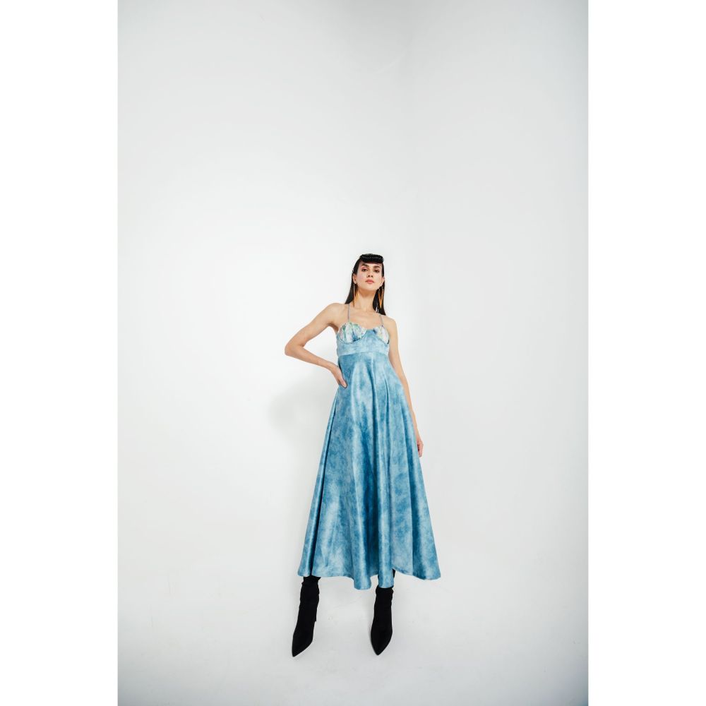 JULY ISSUE Blue Kenna Dress