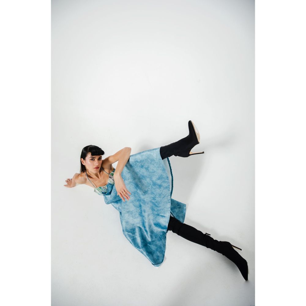 JULY ISSUE Blue Kenna Dress