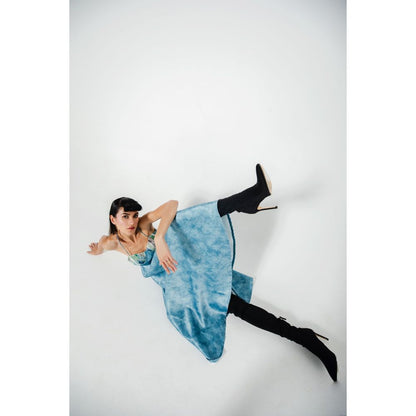 JULY ISSUE Blue Kenna Dress