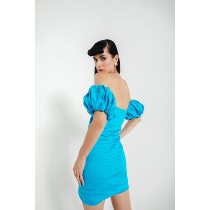 JULY ISSUE Blue Layla Dress