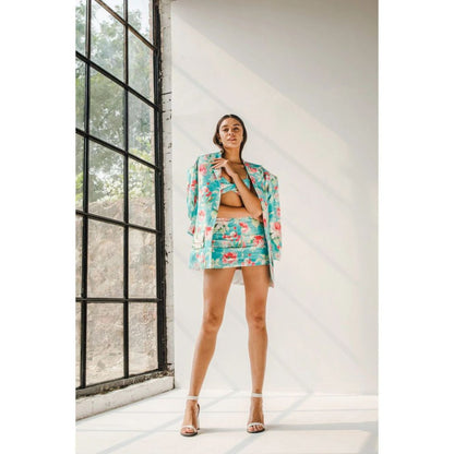 JULY ISSUE Blue Lagoon Co-Ord (Set of 4)