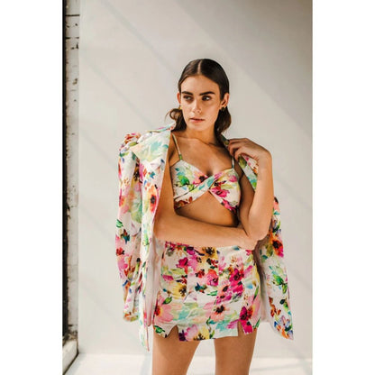 JULY ISSUE Pink Nyla Co-Ord (Set of 3)