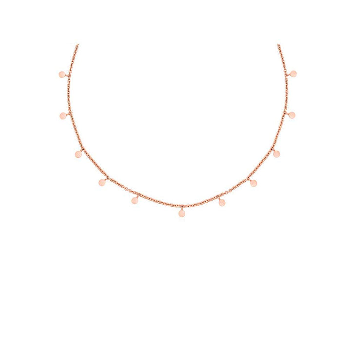 Kaj Fine Jewellery Gold Collar Chain Necklace in 14KT Rose Gold