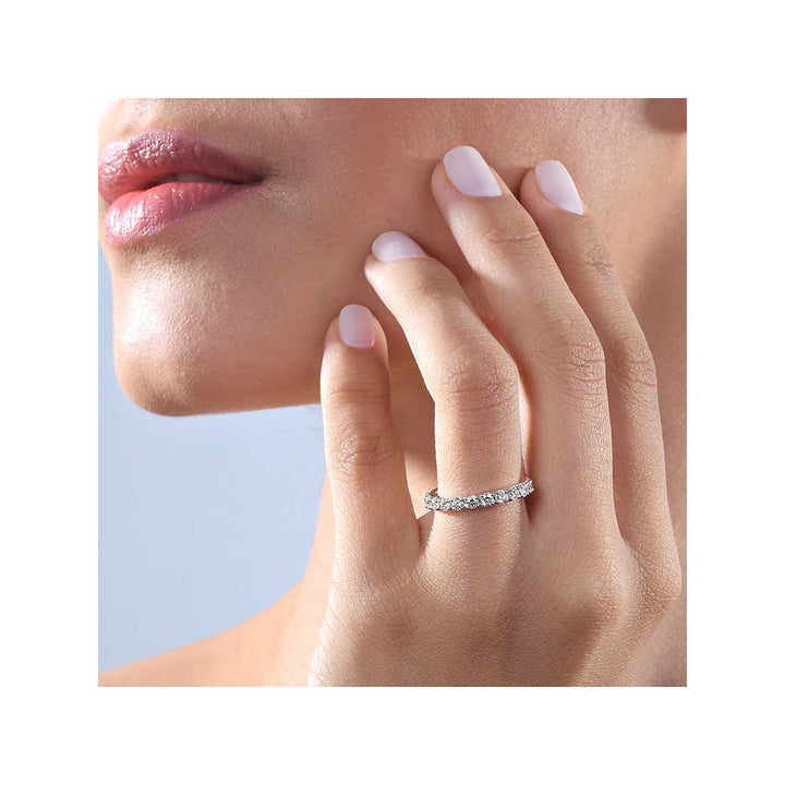 Kaj Fine Jewellery Diamond Stackable Eternity Ring in 18KT White Gold