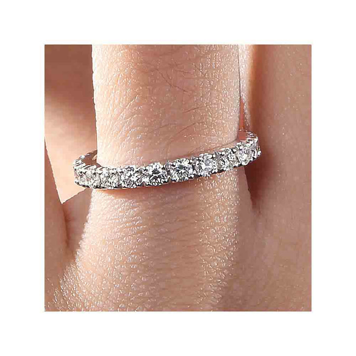 Kaj Fine Jewellery Diamond Stackable Eternity Ring in 18KT White Gold