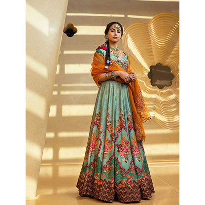 KALISTA Ahanita Lehenga (Set of 3)