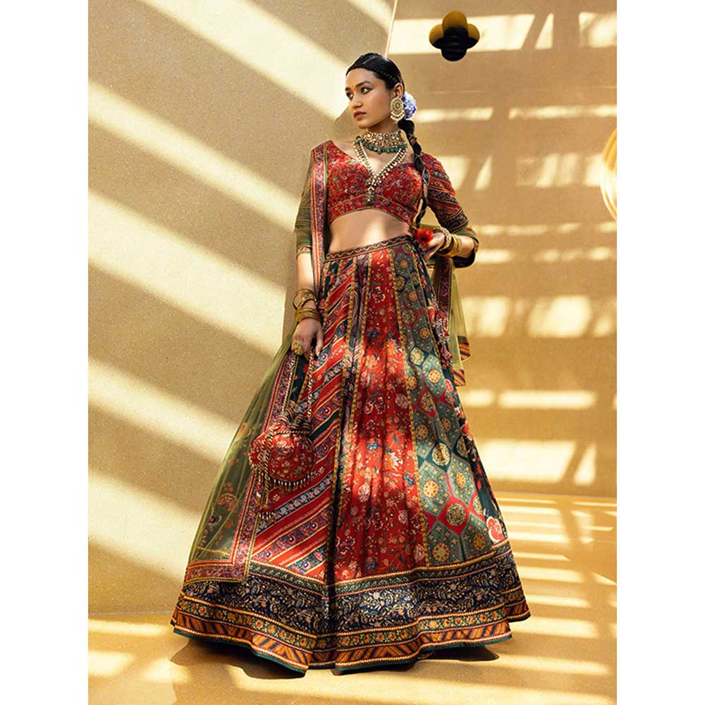 KALISTA Ahilya Lehenga (Set of 3)