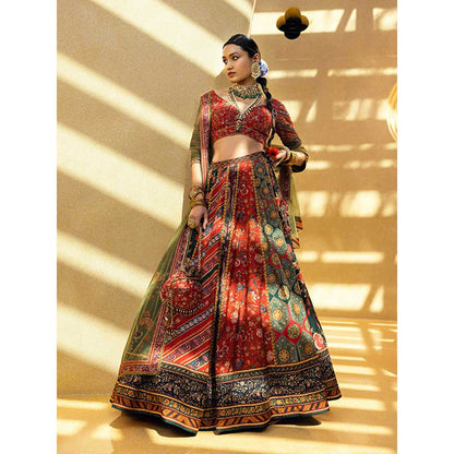 KALISTA Ahilya Lehenga (Set of 3)