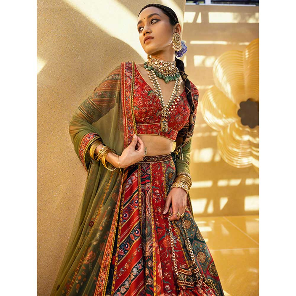 KALISTA Ahilya Lehenga (Set of 3)