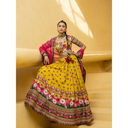 KALISTA Inayat Lehenga (Set of 3)