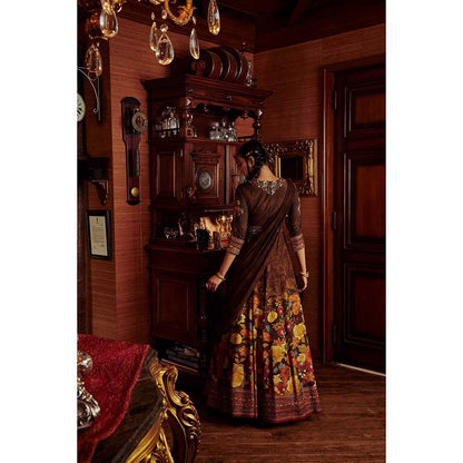 KALISTA Dilnaaz Anarkali Set (Set of 3)