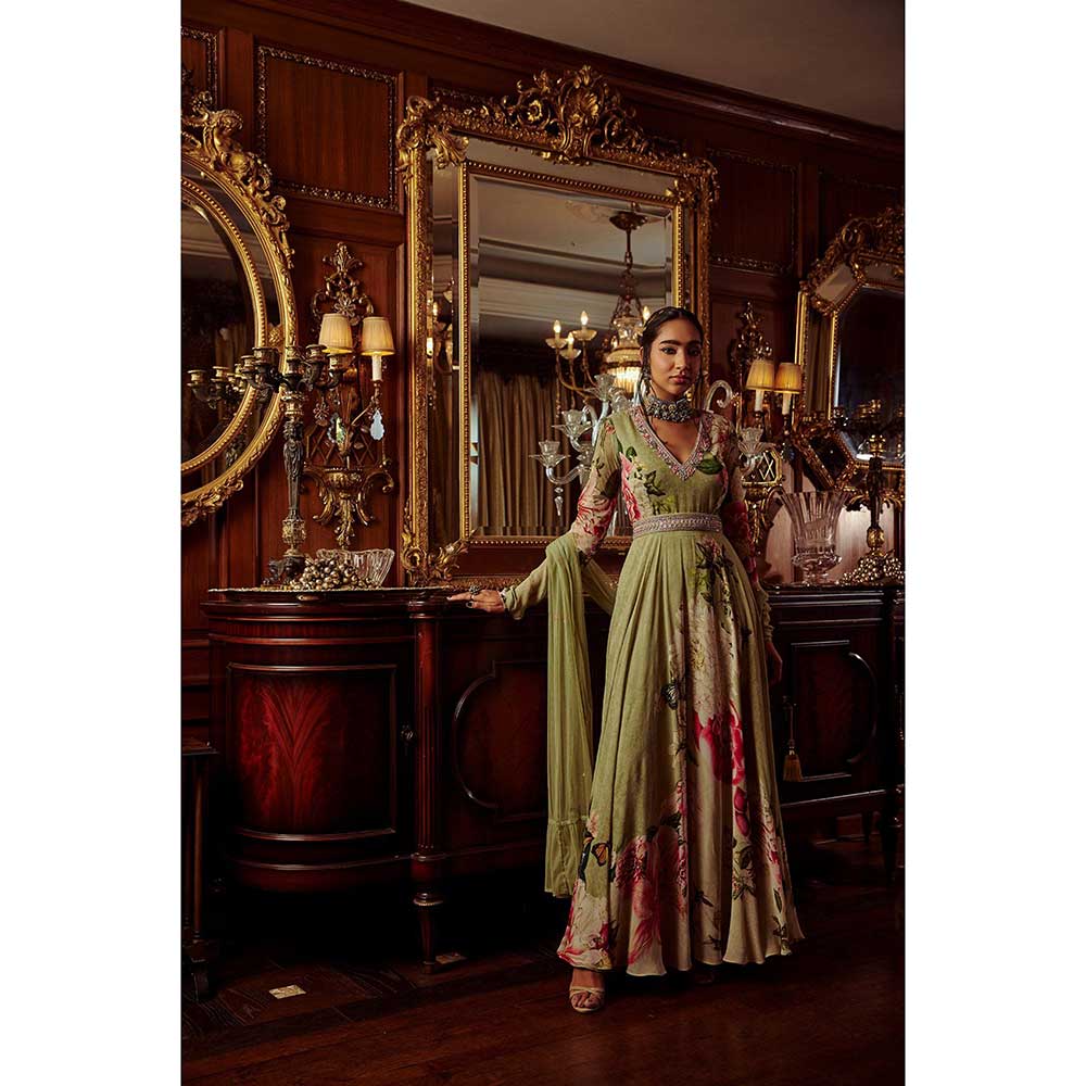 KALISTA Maysa Anarkali Set (Set of 3)