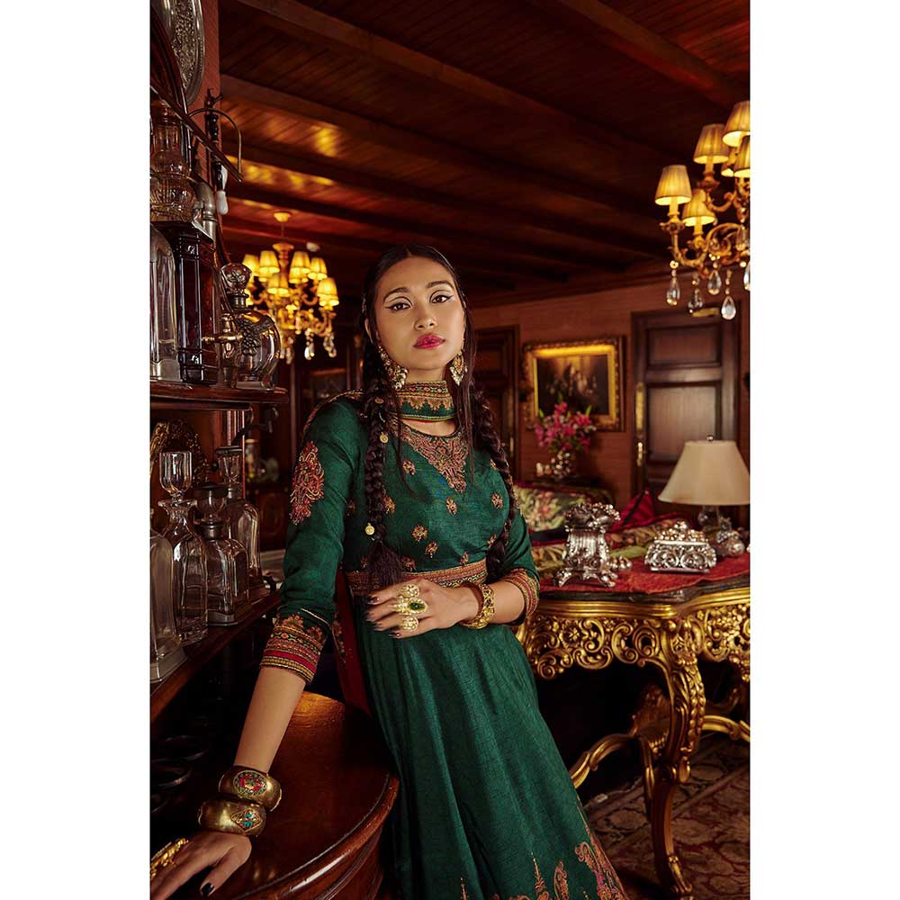 KALISTA Mehjabeen Anarkali Set (Set of 2)