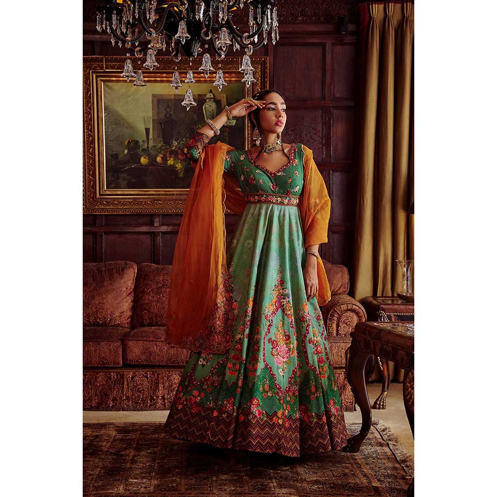 KALISTA Ahanita Anarkali Set (Set of 2)