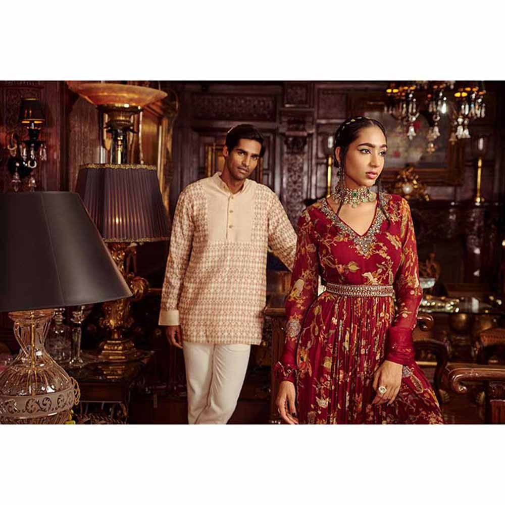 KALISTA Kiyara Anarkali Set (Set of 3)