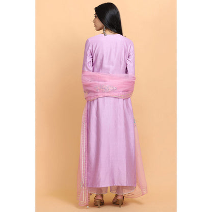 Arpita Sulakshana Lilac Angrakha Pant with Dupatta (Set of 3)