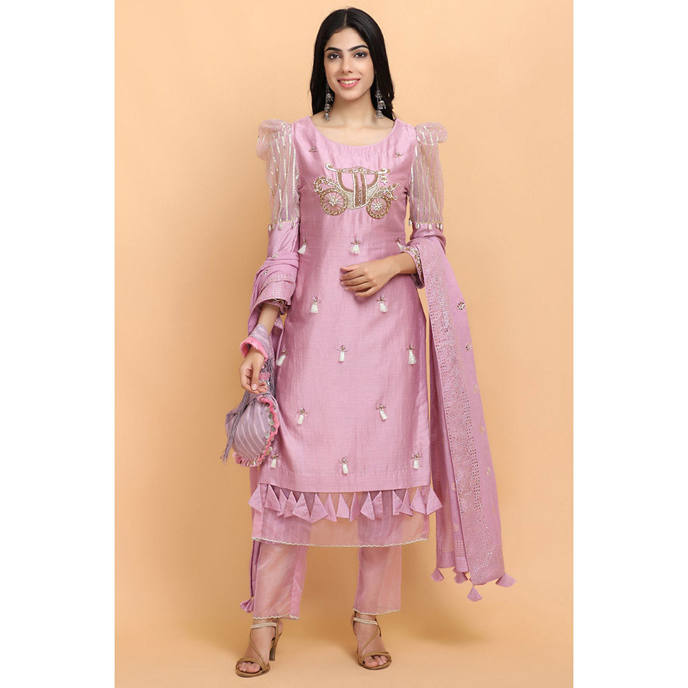 Arpita Sulakshana Signature Palki Kurta Pant with Dupatta (Set of 3)