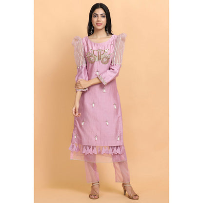 Arpita Sulakshana Signature Palki Kurta Pant with Dupatta (Set of 3)