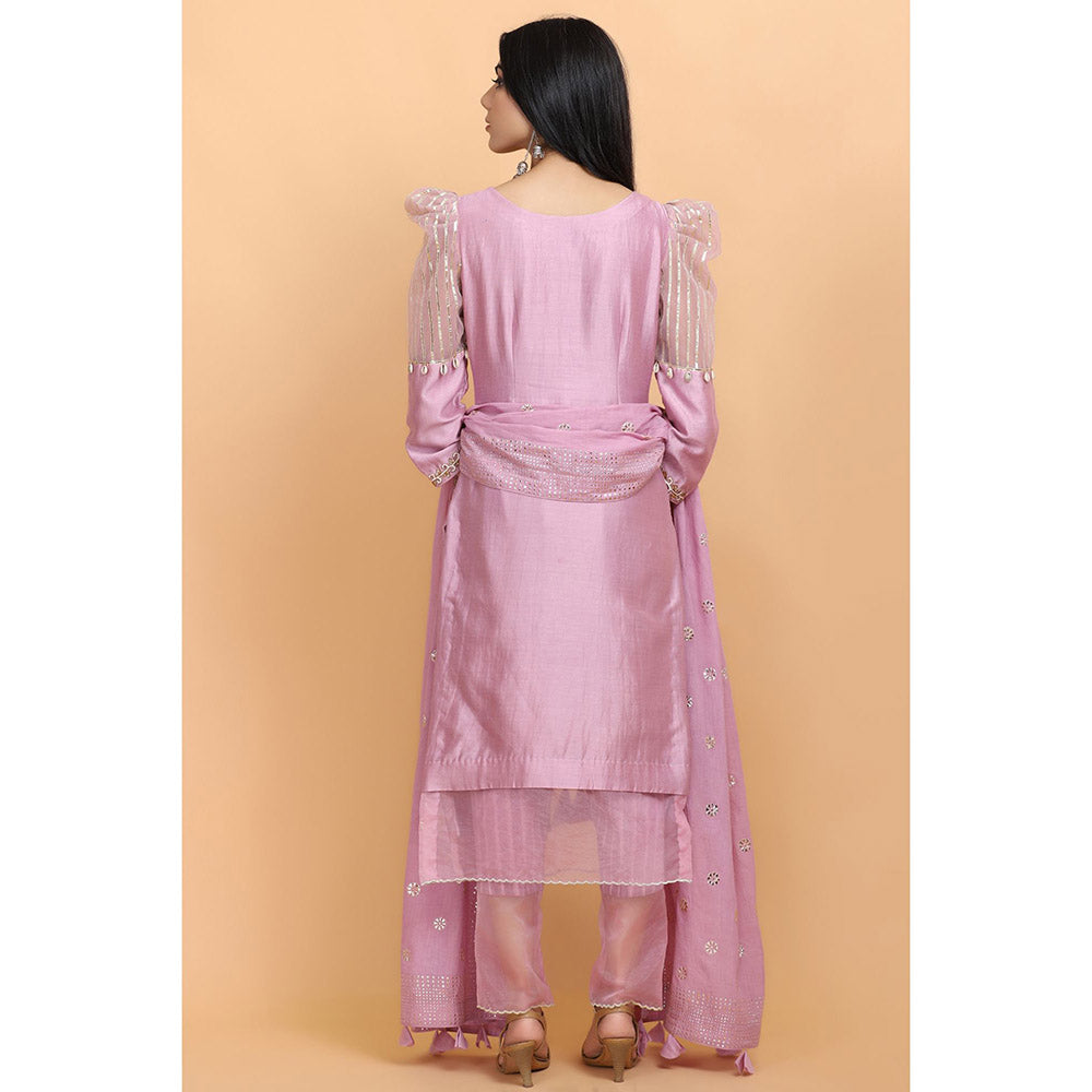 Arpita Sulakshana Signature Palki Kurta Pant with Dupatta (Set of 3)