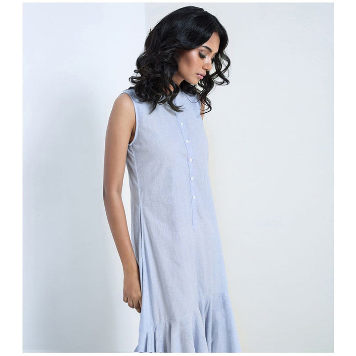 Khara Kapas Blue Winged Seed Dress