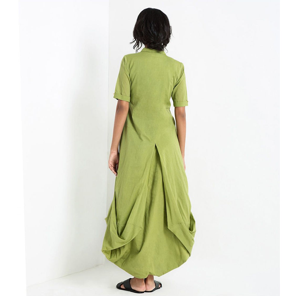 Khara Kapas Green Springfield Dress