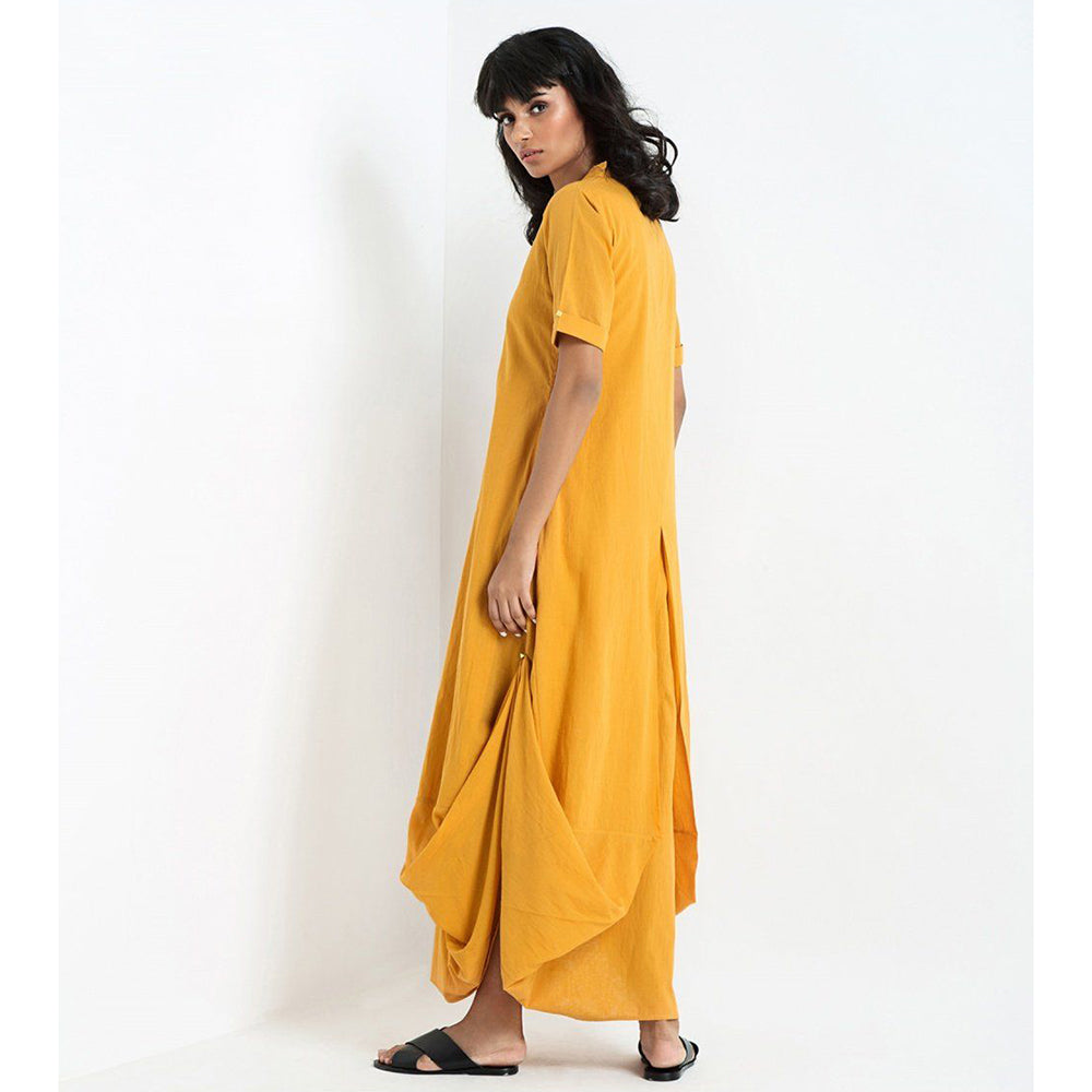 Khara Kapas Yellow Heatwave Dress