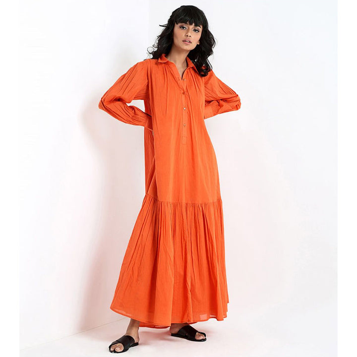 Khara Kapas Orange Firesong Dress