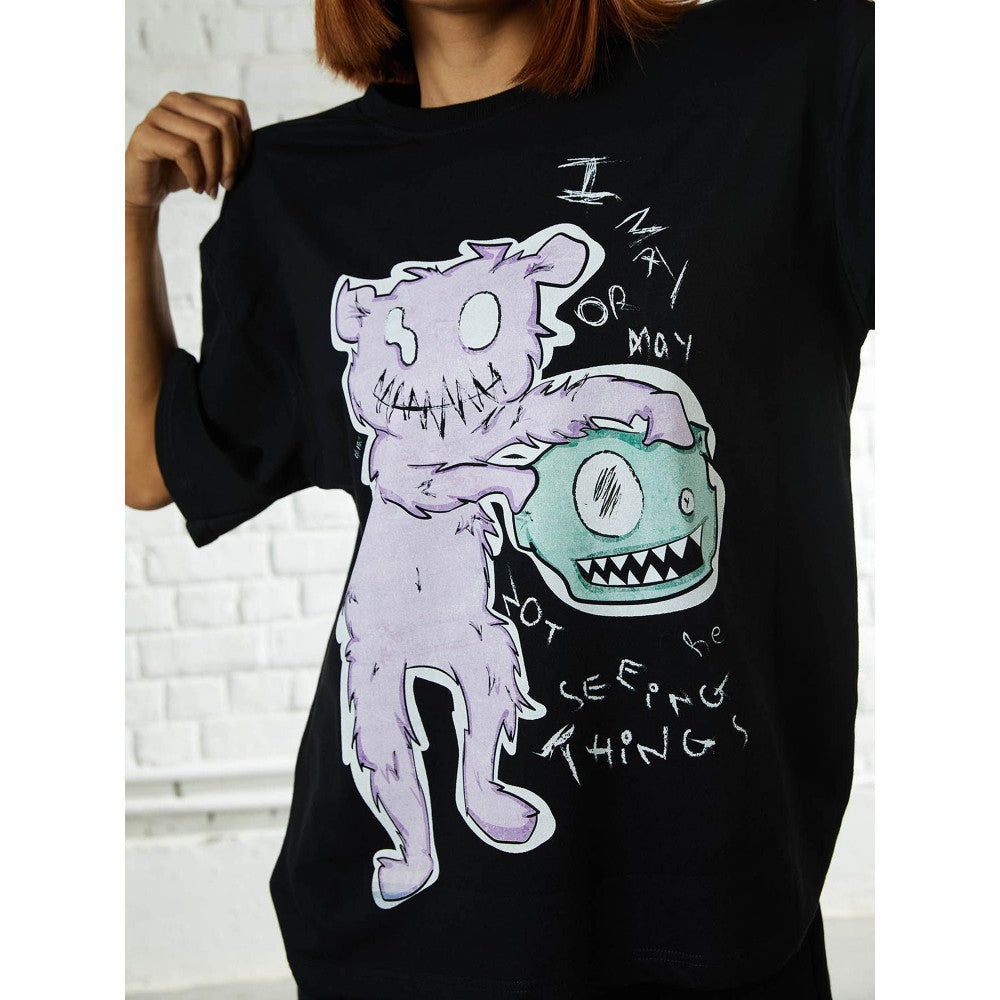 Kilogram Black Seeing Things Tee