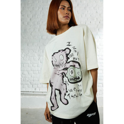 Kilogram White Black Seeing Things Tee