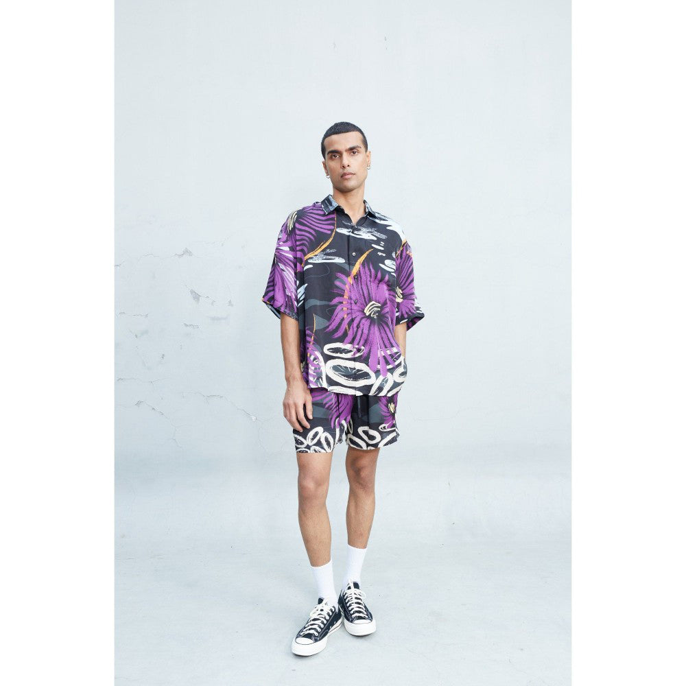 Kilogram Garden Of Chaos' Shirt with Shorts (Set of 2)