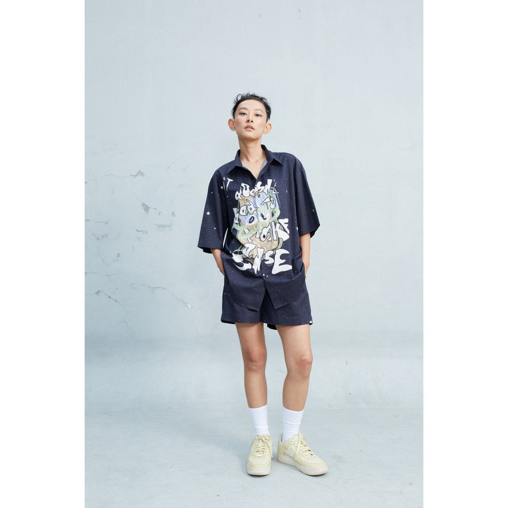 Kilogram Doesn't Make Sense' Shirt with Shorts (Set of 2)